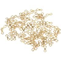 Vbest life 300PCS Carpa Pesca Alambre Ojos Sinker Lazos de Pesca Ojos Giratorios Aleación de Acero Tornillo Cables Molde…